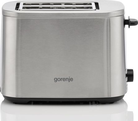 Gorenje Тостер 800Вт, підігрів, розморожування, пластик, сріблястий (382563) T800DS фото