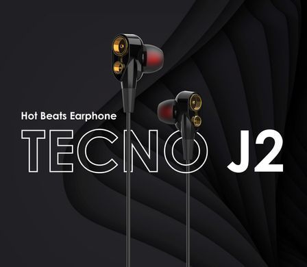 Навушники TECNO Hot beats J2 (345549) 4895180748967 фото