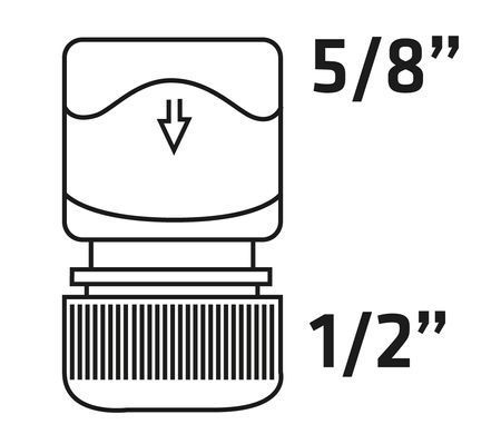 Коннектор, 1/2"-5/8", двухкомпонентный, 30 шт, коробка-экспозитор 15G730-30 фото