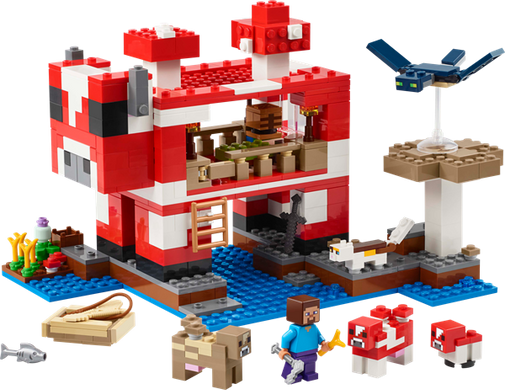 Конструктор LEGO Minecraft Грибний будинок 500 деталей (21270)