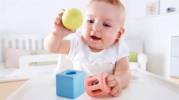 Набор погремушек Hape Геометрические фигуры 3 в 1 (E0454) dt_12134 фото