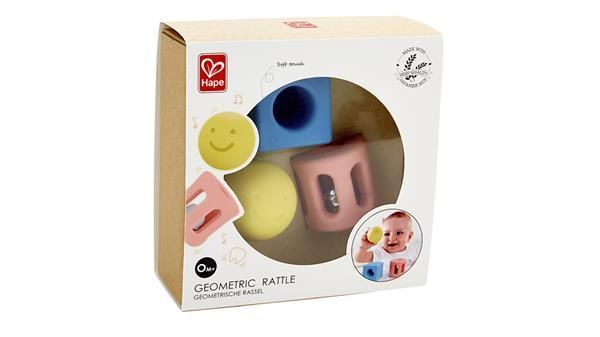 Набор погремушек Hape Геометрические фигуры 3 в 1 (E0454) dt_12134 фото