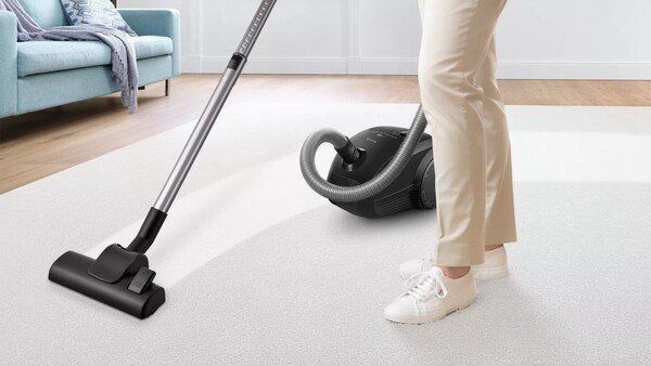 Bosch Пылесос мешковый, 600Вт, мешок-3.5л, НЕРА, черный BGL2X106 фото