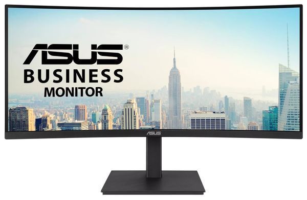 ASUS Монітор 34" VA34VCPSN 2xHDMI, DP, USB-C, 3xUSB, RJ-45, MM, VA, 3440x1440, 21:9, 100Hz, 4ms, CURVED, HAS (365914) 90LM08JJ-B01170 фото