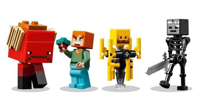 Конструктор LEGO Minecraft Битва з лавою у Незері (389480)