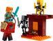 Конструктор LEGO Minecraft Битва з лавою у Незері (389480)
