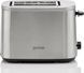 Gorenje Тостер 800Вт, підігрів, розморожування, пластик, сріблястий (382563) T800DS