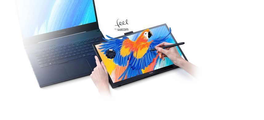 ASUS Монітор портативний 15.6" ProArt PA169CDV HDMI, 2xUSB-C, MM, IPS, 3840x2160, 10ms, Touch, sRGB 100%, Stylus (372202) 90LM0711-B01I70 фото