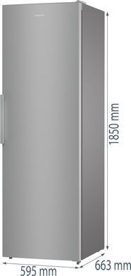 Gorenje Холодильна камера, 185x60х66, 398л, А+, електронне упр, зона св-ті, сірий (379451) R619FES5 фото