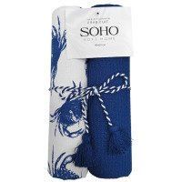 Кухонний текстиль SOHO Наб. руш. 40*60см бавовна 100% Crab стрічка 2 шт.