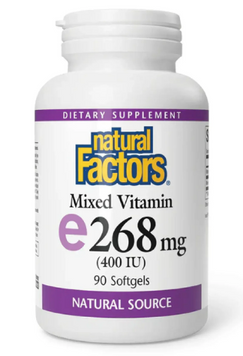 Витамин E Natural Factors Mixed Vitamin E 400 IU 268 mg 90 Softgels