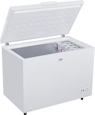 Beko Морозильна скриня, 300л, А+, ST, білий (376106) CF316W фото