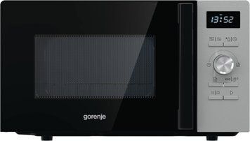 Мікрохвильова піч Gorenje, 20л, електр. керув., 800Вт, гриль, дисплей, 11 програм, нерж (374602) MO20A4XH фото