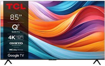 TCL Телевизор 85" QLED 4K 60Hz Smart Google TV Titan ONKYO sound 85T7B фото