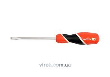 Отвертка плоская YATO: шлиц SL5 х 150 мм