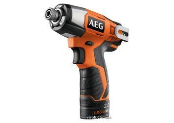 Гайковерт імпульсний ударний акумуляторний AEG : 2 x Li-Ion 12 В, 2 Агод, 115 Нм, 1/4" + кейс DW BSS12CLI-202C фото
