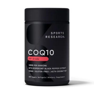 Коэнзим Q10 с Биоперином Sports Research 100 мг (120 капсул)