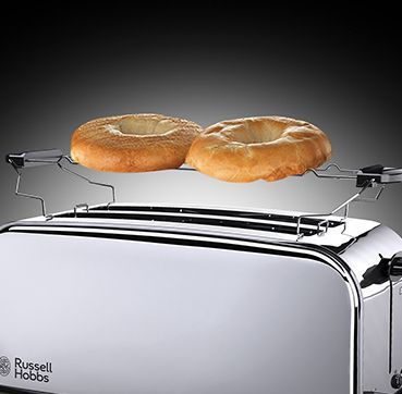 Тостер Russell Hobbs Chester, 1600Вт, металл, длинные слоты на 4 тоста, серебристый 23520-56 фото
