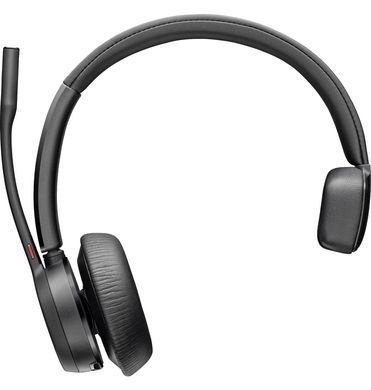 Гарнитура компьютерная моно On-ear Poly Voyager 4310-M с адаптером BT700, USB-A, Bluetooth, всенаправленный, Acoustic fence, сертификат Microsoft Teams, чёрный 77Y91AA фото