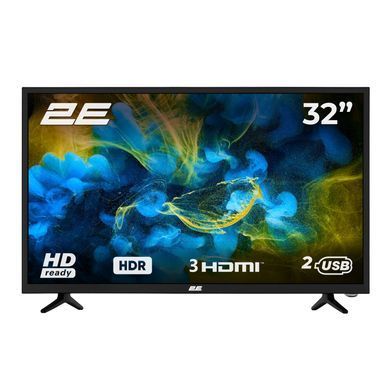 Телевизор 32" 2E LED HD 60Hz Black 2E-32D3 фото