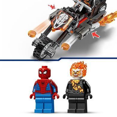 Конструктор LEGO Super Heroes Marvel Человек-паук vs. Призрачный всадник на мотоцикле 72 Детали (76335) dt_186602 фото
