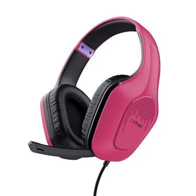 Гарнітура Trust GXT 415 Zirox, 3.5мм, рожевий (372623) 24992_TRUST фото