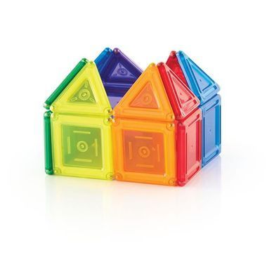 Магнитный конструктор Guidecraft PowerClix Solids, 24 детали (G9420) dt_1280 фото