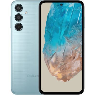 Samsung Смартфон Galaxy M35 5G (M356) 6.6" 6/128ГБ, 2SIM, 6000мА&bull;год, синій світлий (382826) SM-M356BLBBEUC фото