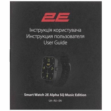 2E Смарт-часы Alpha SQ Music Edition 46mm Black-Green 2E-CWW40BKGN фото