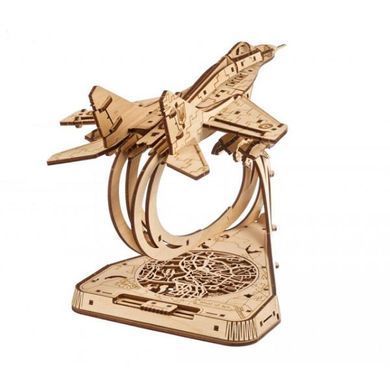Деревянный механический 3D конструктор Ugears Призрак Киева (70191) dt_93656 фото