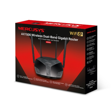 Беспроводной двухсерочный гигабитный маршрутизатор Mercusys, MR60X Mercusys MR60X
