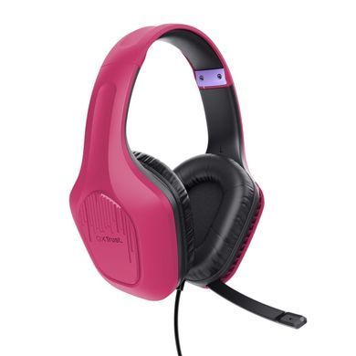 Гарнітура Trust GXT 415 Zirox, 3.5мм, рожевий (372623) 24992_TRUST фото
