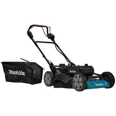 Газонокосилка аккумуляторная Makita LXT LM 18+18В 53см 70л 20-100мм 42кг без АКБ и ЗП LM001CZ фото