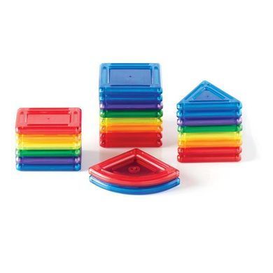 Магнитный конструктор Guidecraft PowerClix Solids, 24 детали (G9420) dt_1280 фото