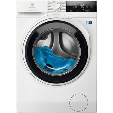 Electrolux Стиральная машина фронтальная, 10кг, 1400, A+++, 66см, дисплей, пар, инвертор, белый EW7F3414U фото