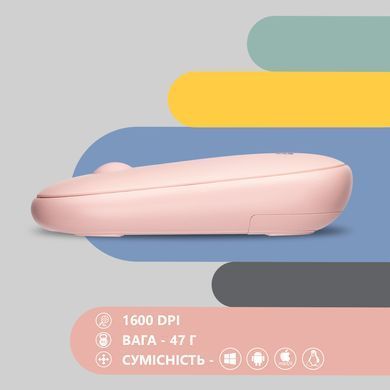 2E Миша MF300 Silent WL BT Mallow pink (360068) 2E-MF300WPN фото