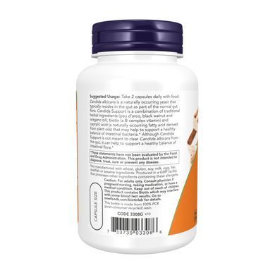 Candida Support - 90 vcaps Now Foods