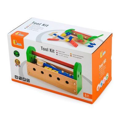 Дерев'яний набір Viga Toys Ящик з інструментами (50494) dt_2055 фото