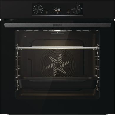 Gorenje Духова шафа електрична, 77л, A+, пара, дисплей, IconLed, піроліз, чорний (374338) BPS6737E02B фото