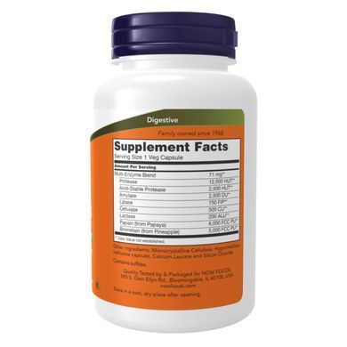 Растительные ферменты NOW Foods (Plant Enzymes) 171 мг 120 капсул