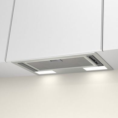 Gorenje Витяжка вбудовувана, 54см, 370м3г, сірий (364076) BHI611ES фото