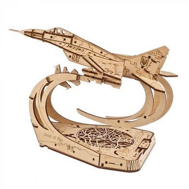 Деревянный механический 3D конструктор Ugears Призрак Киева (70191) dt_93656 фото
