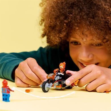 Конструктор LEGO Super Heroes Marvel Человек-паук vs. Призрачный всадник на мотоцикле 72 Детали (76335) dt_186602 фото