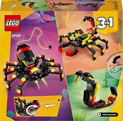 Конструктор LEGO Creator Дикие животные: удивительный паук 153 детали (31159)