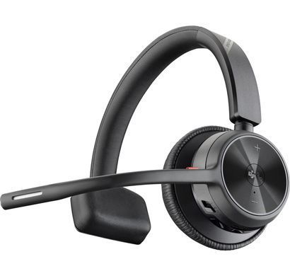 Гарнитура компьютерная моно On-ear Poly Voyager 4310-M с адаптером BT700, USB-A, Bluetooth, всенаправленный, Acoustic fence, сертификат Microsoft Teams, чёрный 77Y91AA фото