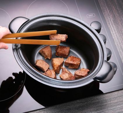 Медленноварка Russell Hobbs Cook&Home, 160Вт, чаша-3.5л, механическое управл., металл/пластик, черный 22740-56 фото