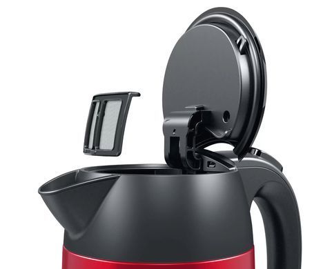 Електрочайник Bosch 1.7л, метал, червоний (361470) TWK3P424 фото