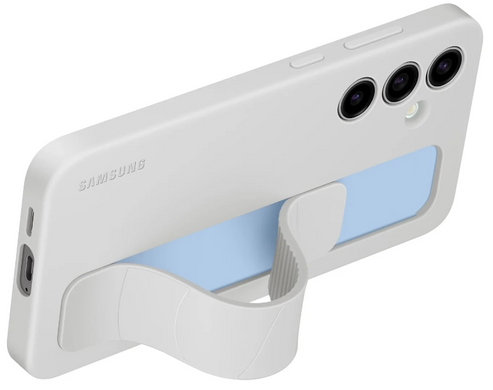 Чохол для смартф. SAMSUNG для S24 FE Standing Grip Case Gray (EF-GS721CJEGWW) EF-GS721CJEGWW фото