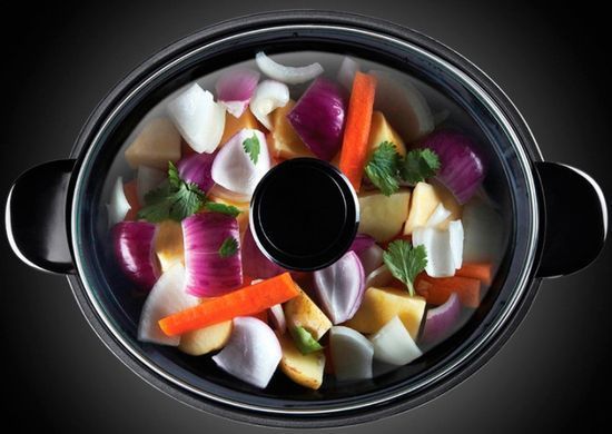 Медленноварка Russell Hobbs Cook&Home, 160Вт, чаша-3.5л, механическое управл., металл/пластик, черный 22740-56 фото