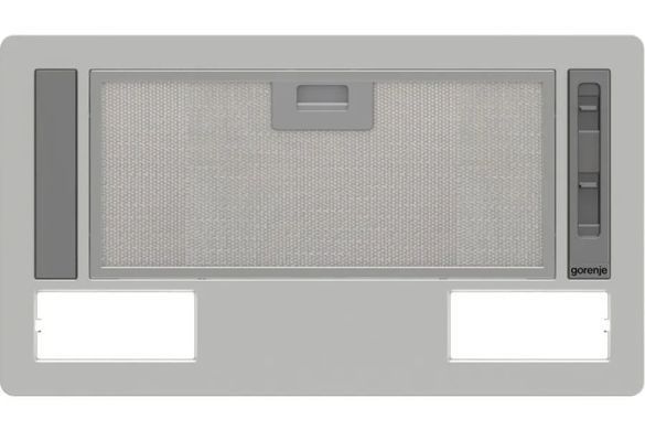 Gorenje Витяжка вбудовувана, 54см, 370м3г, сірий (364076) BHI611ES фото